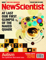 Cover of latest issue of New Scientist magazine